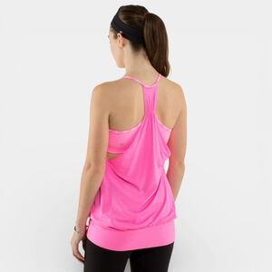 LULULEMON Top Women Size 6 Small Pink Stripes No Limits Tank Racerback Loose Fit